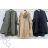 Bunda kabát parka dámská nadrozměr (XL/2XL ONE SIZE) ITALSKÁ MÓDA IMD23675