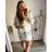 Šaty oversize dlouhý rukáv dámské nadrozměr (2XL/3XL ONE SIZE) ITALSKÁ MÓDA IM423FASHION