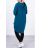 Mikina teplá prodloužená s kapucí dámská (S/M/L ONE SIZE) ITALSKÁ MÓDA IMD23721