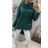 Mikina teplá prodloužená s kapucí dámská (S/M/L ONE SIZE) ITALSKÁ MÓDA IMD23721