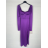 Šaty dlhé spoločenské dlhý rukáv dámske (S/M ONE SIZE) TALIANSKA MÓDA IMPBB23B24108