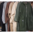 Kabát baránok dlhý rukáv dámsky nadrozmer (3XL/4XL ONE SIZE) TALIANSKA MÓDA IMD22748 tmavo zelená 3XL / 4XL