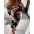 Šaty elegantný dlhý rukáv icecool dámske (S/M ONE SIZE) TALIANSKA MODA IMM23M284-2/DU