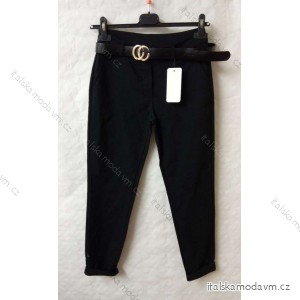 Nohavice s páskem strečové dlhé dámske (SML-XL-2XL) TALIANSKÁ MÓDA IMP21170