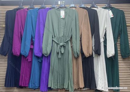 Šaty košeľové dlhý rukáv dámske (S/M ONE SIZE) TALIANSKA MÓDA IMWAE23022