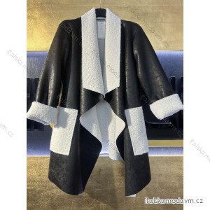 Kabát dlhý rukáv dámsky (S/M ONE SIZE) TALIANSKA MÓDA IMM23M9965