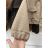 Kabátik baránok dlhý rukáv dámsky (S/M ONE SIZE) TALIANSKA MÓDA IMWY23166