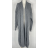 Cardigan pletený dlhý dlhý rukáv dámsky (S/M ONE SIZE) TALIANSKA MÓDA IMPBB23J23218