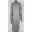 Cardigan pletený dlhý dlhý rukáv dámsky (S/M ONE SIZE) TALIANSKA MÓDA IMPBB23J23218