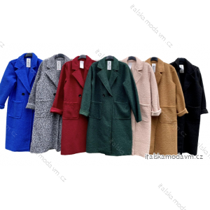 Kabát dlhý rukáv dámsky (S/M/L ONE SIZE) TALIANSKA MÓDA IMD22868