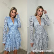 Šaty krajkové boho dlhý rukáv dámske (S/M ONE SIZE) TALIANSKA MÓDA IMPBB23B23317