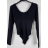 Body dlhý rukáv dámsky (S/M ONE SIZE) TALIANSKA MÓDA IMPBB23C2987