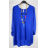 Tunika/Blúzka s príveskom dlhý rukáv dámska (S/M ONE SIZE) TALIANSKA MÓDA IMPBB2323397h