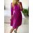 Šaty elegantní dlouhý rukáv dámská (S/M ONE SIZE) ITALSKÁ MÓDA IMM23M6062/DU S/M čierna