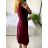 Šaty elegantní dlouhý rukáv dámská (S/M ONE SIZE) ITALSKÁ MÓDA IMM23M6062/DU S/M čierna