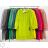 Šaty mikinové dlouhý rukáv dámské nadrozměr (2XL/3XL/4XL ONE SIZE) ITALSKÁ MÓDA IM423705