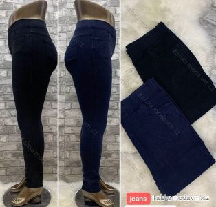 Nohavice jeans džegíny dlhé dámske nadrozměr (5XL-8XL)  MIEGO DPP23330084/DU