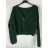 Sveter krátky na gombíky dlhý rukáv dámsky (S/M ONE SIZE) TALIANSKA MÓDA IMPBB23Y22785