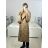 Kabát zimný s baránkom dlhý rukáv dámsky (S/M/L ONE SIZE) TALIANSKA MÓDA IMD23010