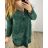 Šaty dlouhý rukáv dámske nadrozmer (3XL/4XL/5XL ONE SIZE) TALIANSKA MÓDA IM423KATA
