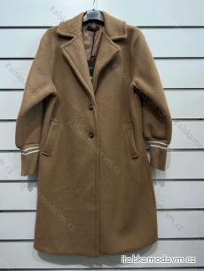 Kabát flaušový dlhý rukáv dámsky (S/M ONE SIZE) TALIANSKA MÓDA IMPSH2310583