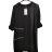 Šaty oversize dlhý rukáv dámske (S/M ONE SIZE) TALIANSKA MÓDA IMPLI2337387