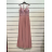 Šaty dlouhé společenské na ramínka dámské (S/M ONE SIZE) ITALSKÁ MÓDA IMPSH2360055
