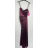 Šaty dlhé elegantné spoločenské na ramienka dámske (S/M ONE SIZE) TALIANSKA MÓDA IMPBB23B23376