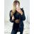Bunda podzimní oboustranná dámská (S-XXL) POLSKÁ MÓDA IMWWM23YP-19022/DU Černá XXL