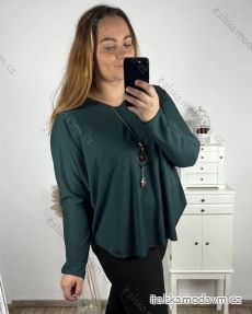 Tunika dlhý rukáv dámska nadrozmer (3XL/4XL/5XLONE SIZE) TALIANSKA MóDA IM323ALDA