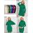 Šaty úpletové s rolákem dlouhý rukáv dámské (S/M ONE SIZE) MB2123D3307