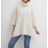 Svetr úpletový oversize s rolákem dlouhý rukáv dámský (S/M ONE SIZE) ITALSKÁ MÓDA IMPMD239341F