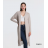 Cardigan úpletový dlouhý rukáv dámský (S/M ONE SIZE) ITALSKÁ MÓDA IMPDY23ZS8053