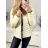 Bunda podzimní s kapucňou dámska (S-2XL) POLSKÁ MODA BLI23OB238002/DU béžová XL