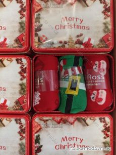 Ponožky teplé Vianočné dámske krabička  3páry  (35-38, 39-42) EMI ROSS ROS23001