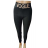 Legíny dlouhé zatepletné  dámské (S/M,M/L, L/XL) D.D. STYLE  DDS23A535V/DU Černá M/L