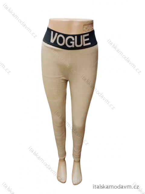 Legíny dlouhé zatepletné  dámské (S/M,M/L, L/XL) D.D. STYLE  DDS23A535V/DU camel hnědá M/L
