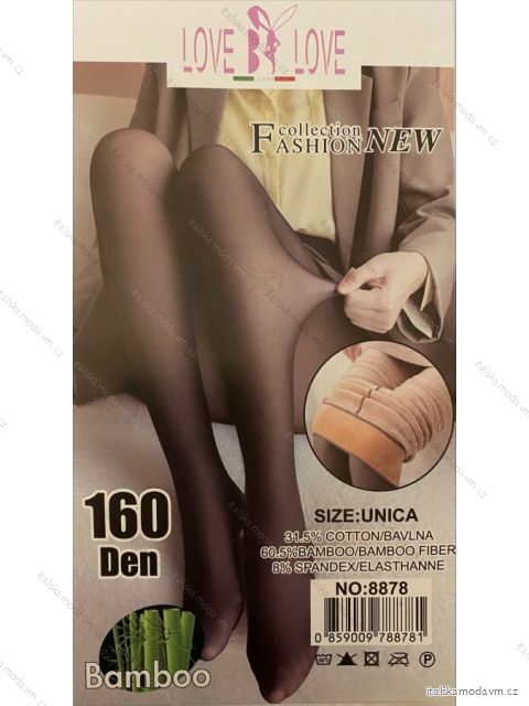 Pančuchové legíny dlhé bambusové 160 DEN dámske (S/M) TURECKÁ MÓDA TMWL238878/DUR