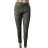 Legíny dlouhé zatepletné  dámské (S/M,M/L,L/XL) D.D. STYLE  DDS23A533V/DU Khaki M/L