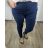 Kalhoty džegíny elastické dámské nadrozměrné (L/XL-4XL/5XL) SAL SMILING SAL22AM3001/DUR Černá 4XL/5XL