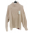 Svetr stojáček dlouhý rukáv dámský (S/M/L ONE SIZE) ITALSKÁ MÓDA IM42271701