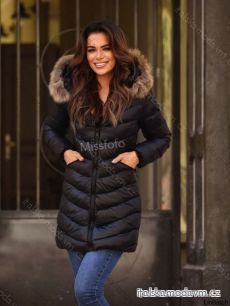 Kabát zimný s kapucňou dámsky (S-2XL) MFFASHION IMMF22M688