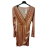 Šaty elegantné trblietavé s flitrami dlhý rukáv dámske (S/M ONE SIZE) TALIANSKA MÓDA IMWGS223891
