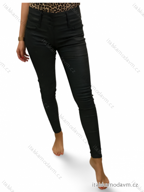 Kalhoty legíny koženkové dlouhé dámské (XS-XL) MOON GIRL MA523D9815/DU XL čierna