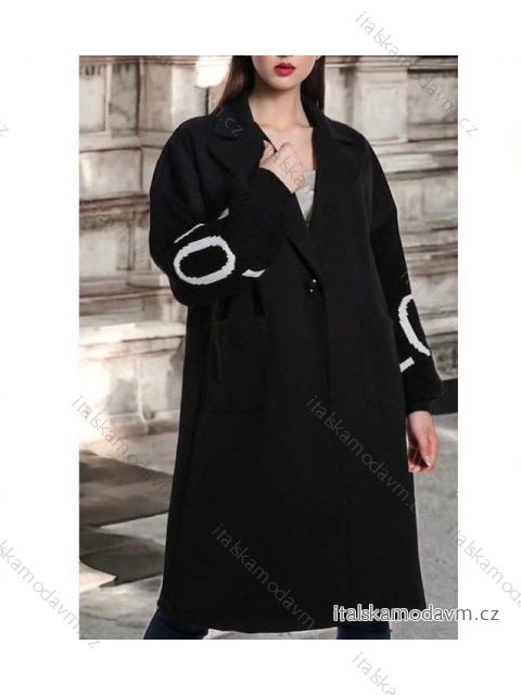 Kabát dlhý rukáv dámsky (S/M/L ONE SIZE) TALIANSKA MÓDA IMWC234471