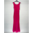 Šaty dlouhé letní elegantní bez rukávu dámské (S/M ONE SIZE) ITALSKÁ MÓDA IMPBB232L9618/DU královská modrá S/M