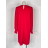 Šaty elegantní dlouhý rukáv dámské (S/M ONE SIZE) ITALSKÁ MÓDA IMPBB23F12923