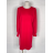 Šaty elegantní dlouhý rukáv dámské (S/M ONE SIZE) ITALSKÁ MÓDA IMPBB23F12923