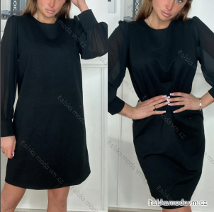 Šaty elegantný dlhý rukáv dámske (S/M ONE SIZE) TALIANSKA MÓDA IMPBB23F12923