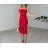 Šaty elegantné zamatové bez rukávu dámske (S/M ONE SIZE) TALIANSKA MÓDA IMPMD2331459